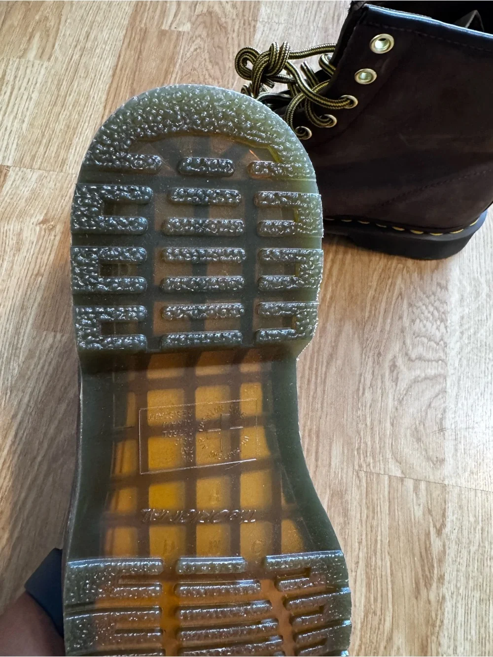 Dr. Martens 1460 8-Eye Aztec Crazy Horse Boot - Brown
